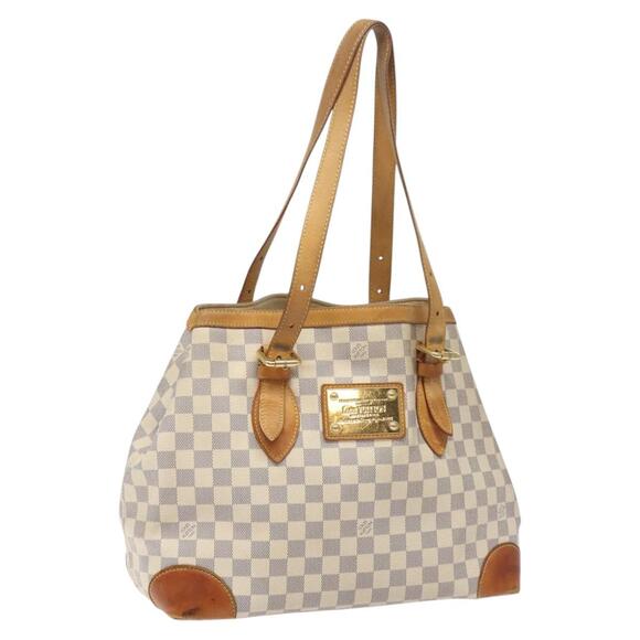LOUIS VUITTON Damier Azur Hampstead MM Tote Bag N51206 - Picture 1 of 16